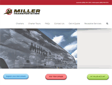 Tablet Screenshot of millertransportation.com